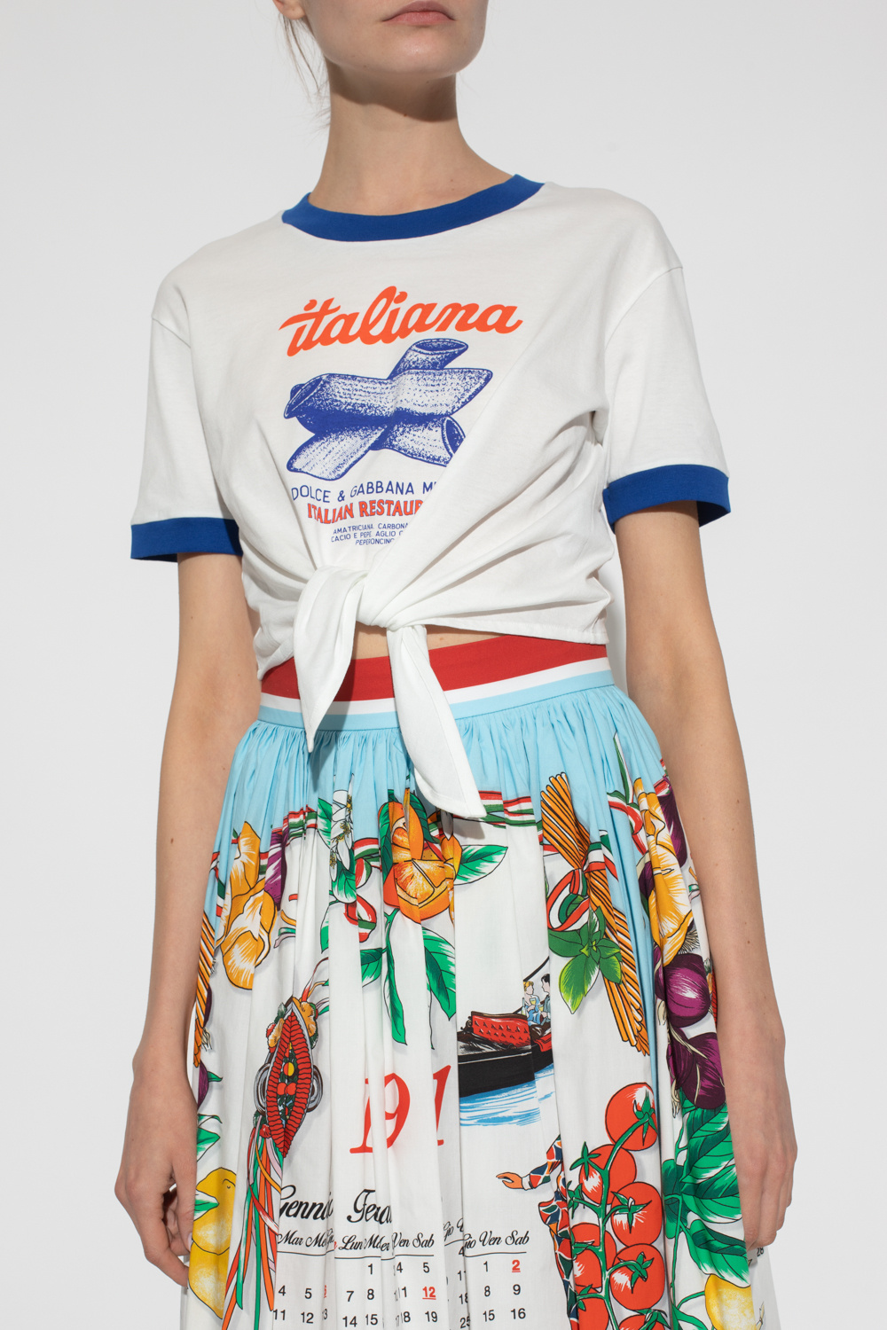 Dolce & Gabbana Printed Logo T-Shirt | Sendegaro